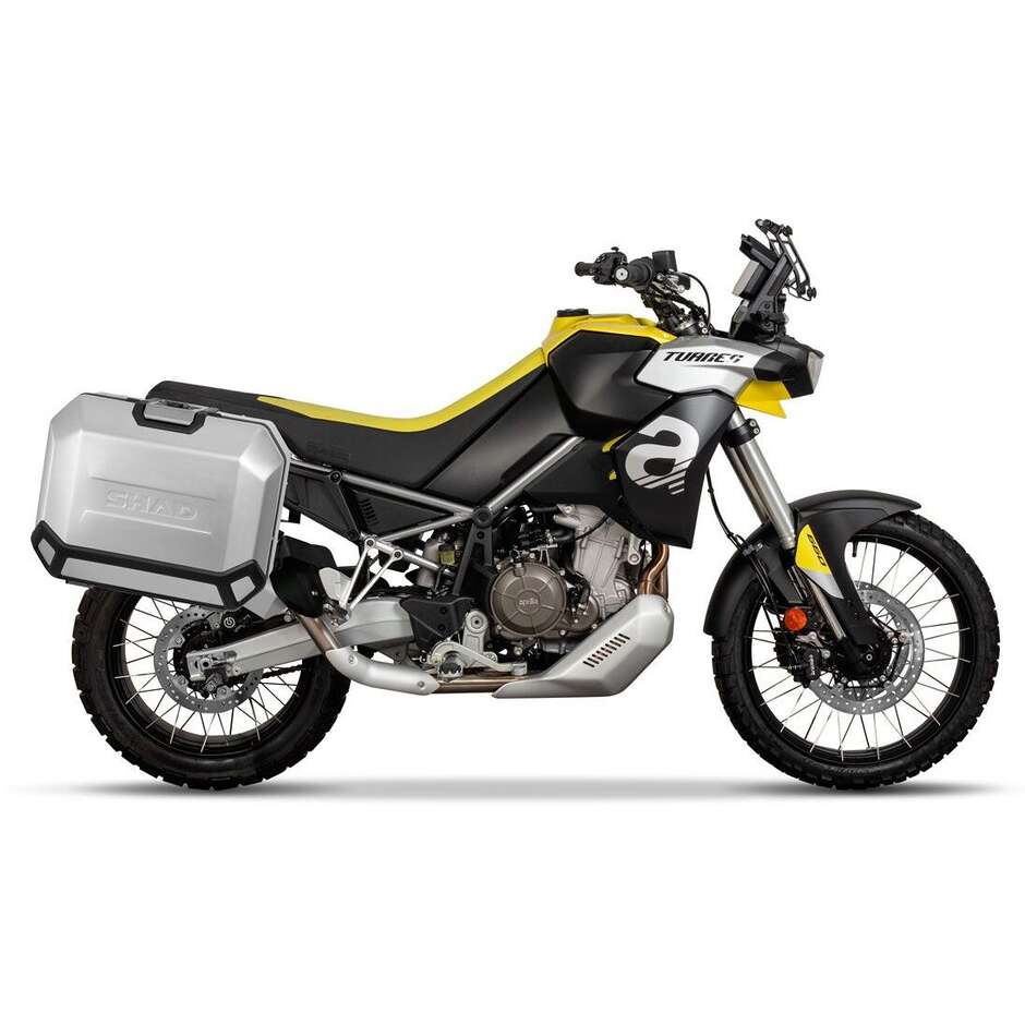 Specific Shad 4p System Side Case Attachments for APRILIA TUAREG 660 (2021-25)
