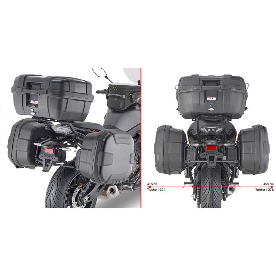 Specific side case holder for MONOKEY or RETRO FIT Givi PL2148 cases For YAMAHA Tracer 7 / Tracer 7 GT (20 > 24)