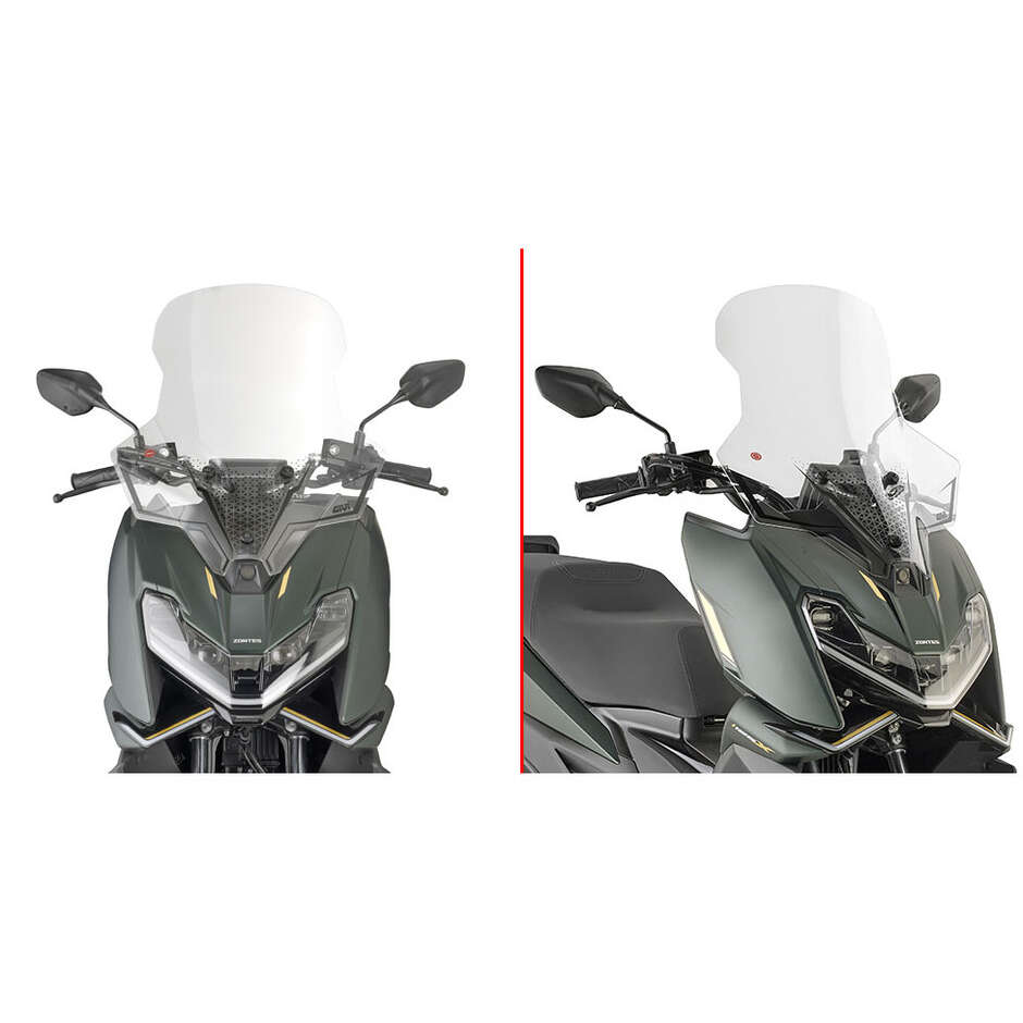 Specific Transparent Windshield Givi 7608DT For ZONTES 125 X (26)