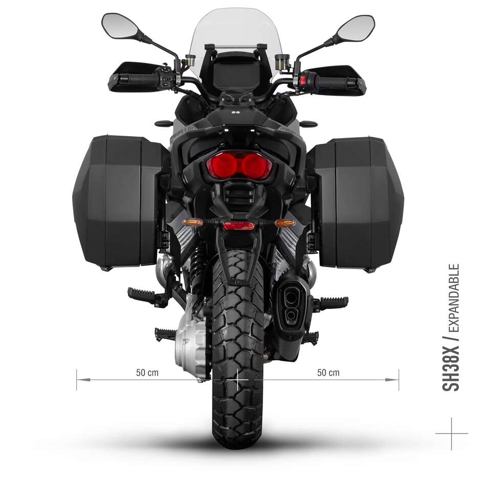 Spezifische Angriffe für SHAD 3p System-Seitenkoffer für Moto Guzzi STELVIO 1000 (2024)