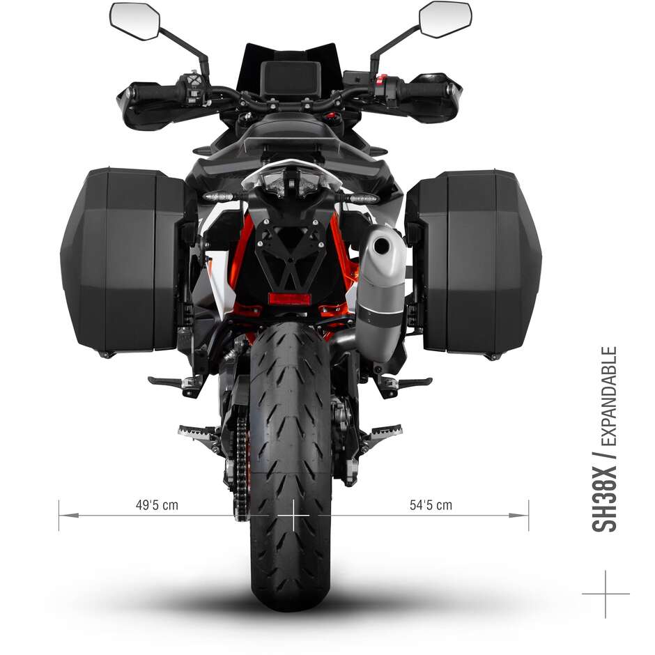 Spezifische Halterungen für SHAD 3p-System-Seitenkoffer für KTM 790 ADVENTURE / 790 R (2019)-(2023-25);890 ADVENTURE L/R/RALLY (2021-25); 890 SMT (2023-25); HUSQVARNA NORDEN 901 (2022-25)