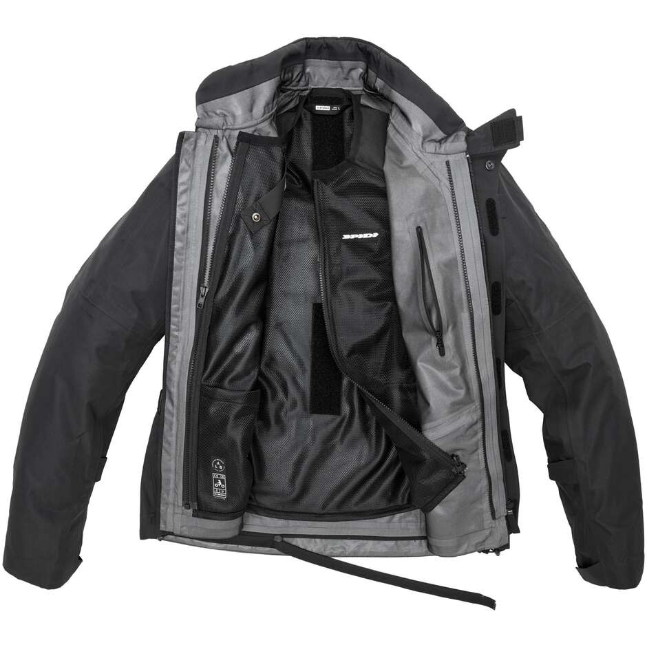 Spidi 3L SHELL Motorcycle Jacket Black