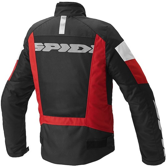 Spidi BREEZY NET H2Out Perforated Fabric Motorcycle Jacket Noir Rouge