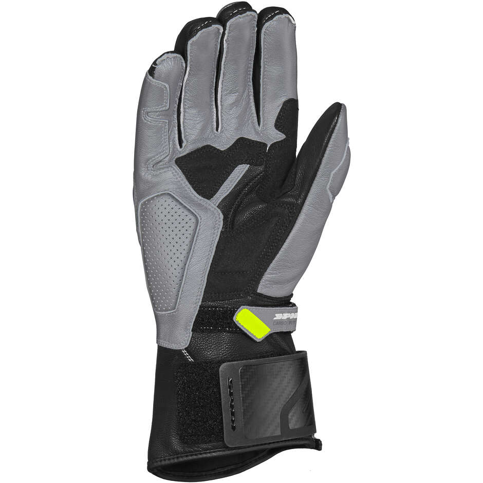 Spidi CARBO FIT Motorradhandschuhe Schwarz Fluoreszierend Gelb
