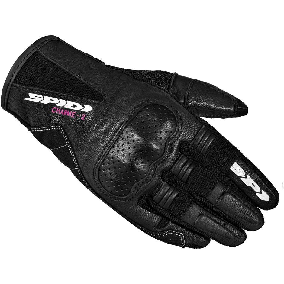 Spidi CHARME 2 Motorcycle Gloves Black
