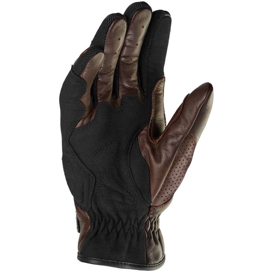 Spidi CLUBBER GLOVE Brown Leather Motorcycle Gloves