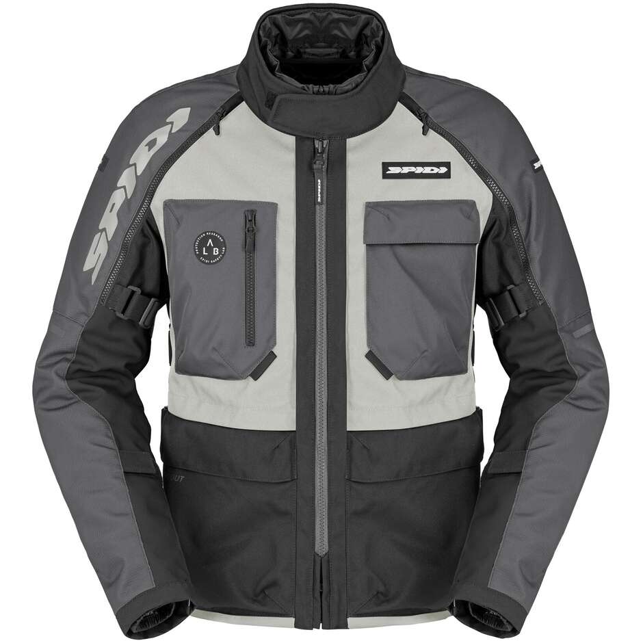 Spidi CROSSMASTER 2 Stoff-Motorradjacken Black Ice