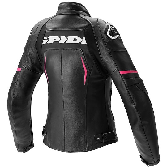 Spidi EVORIDER 2 Lady Racing Leather Lady Jacket Black Pink