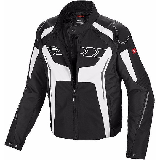 Spidi Fabric Motorcycle Jacket TRONIK TEX Black White