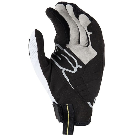 Spidi FLASH-R EVO Summer Fabric Motorcycle Gloves Black White