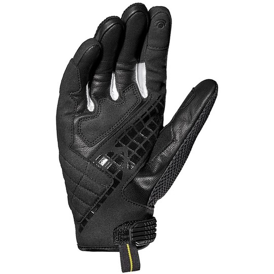 Spidi G-CARBON Black Leather Racing Gloves