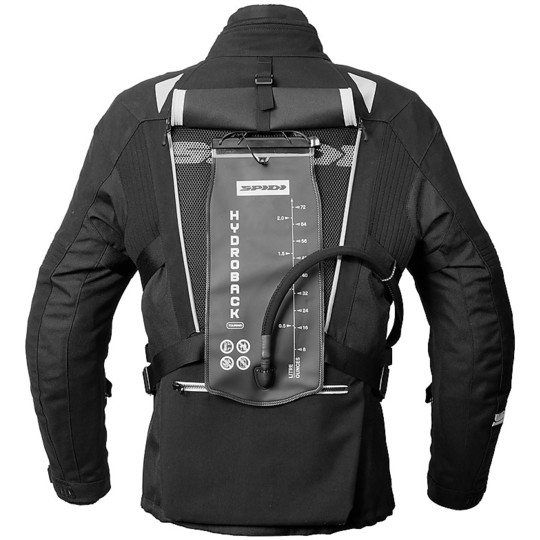 Spidi H2Out ALLROAD 3 Layers CE Touring Motorcycle Jacket Black