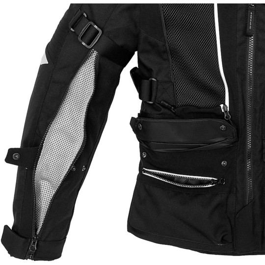 Spidi H2Out ALLROAD 3 Layers CE Touring Motorcycle Jacket Black