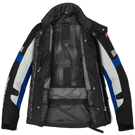Spidi H2Out OUTLANDER Ice Blue Touring Motorcycle Jacket