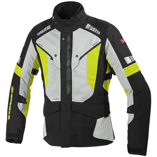 Spidi H2Out OUTLANDER Ice Yellow Touring Motorcycle Jacket