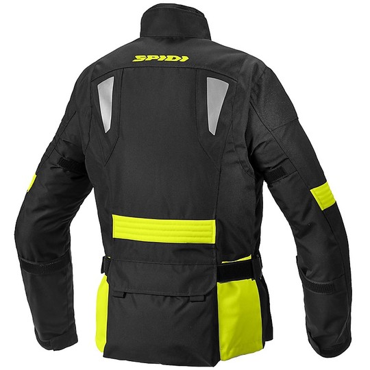 Spidi H2Out VOYAGER EVO CE Touring Motorcycle Jacket Black Yellow