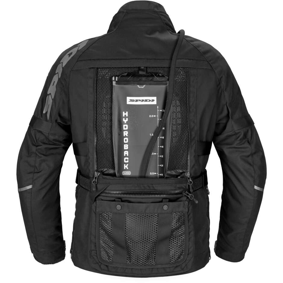 Spidi HARD TRACK 3 Black Fabric Motorcycle Jackets