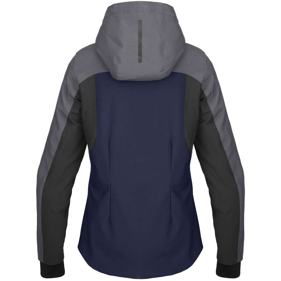 Spidi HOODIE H2OUT II LADY Women's Motorcycle Jacket Blue Silver