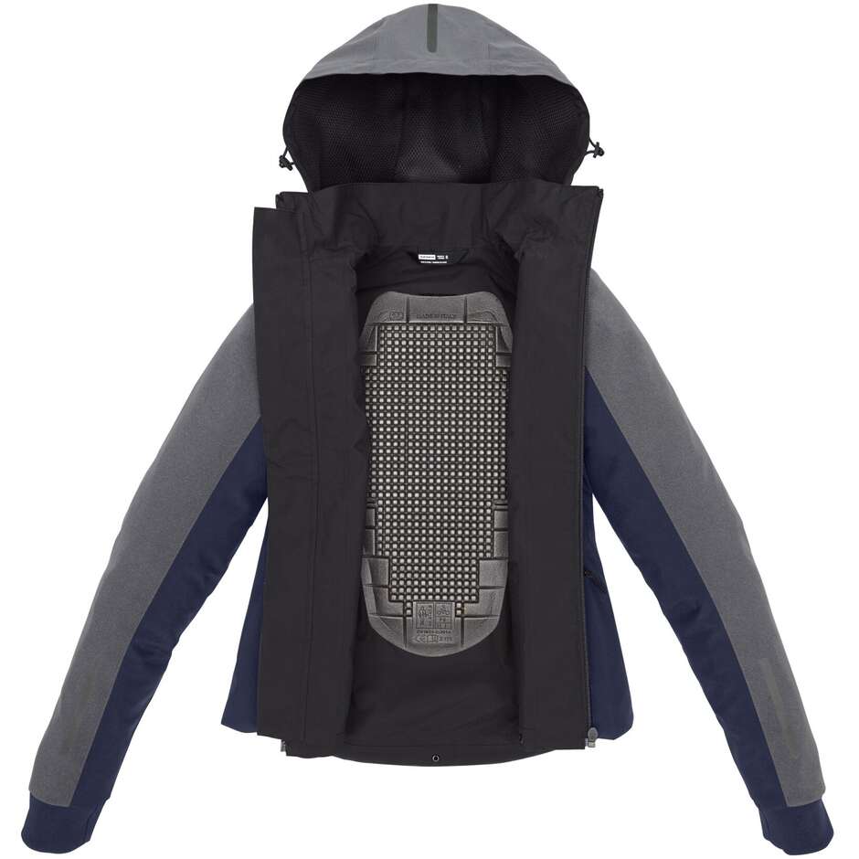 Spidi HOODIE H2OUT II LADY Women's Motorcycle Jacket Blue Silver