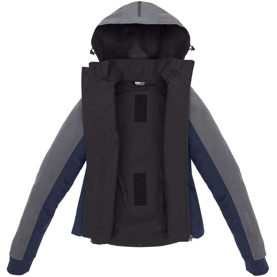 Spidi HOODIE H2OUT II LADY Women's Motorcycle Jacket Blue Silver