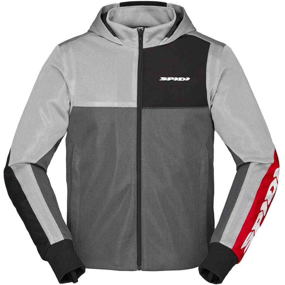 Spidi HOODIE NET Motorcycle Jacket Red