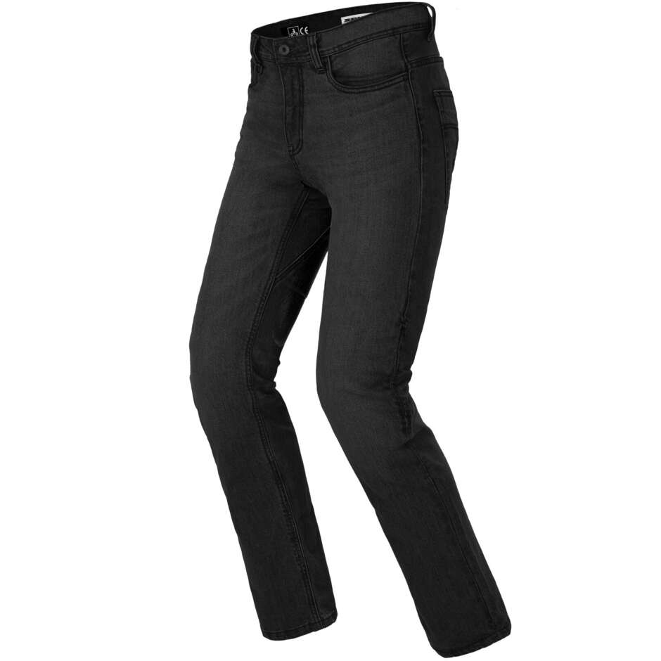 Spidi J-TRACKER SHORT Jeans Moto Noir - Raccourci