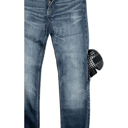 Spidi J-TRACKER SHORT Moto Jeans Trousers Blue Shortened