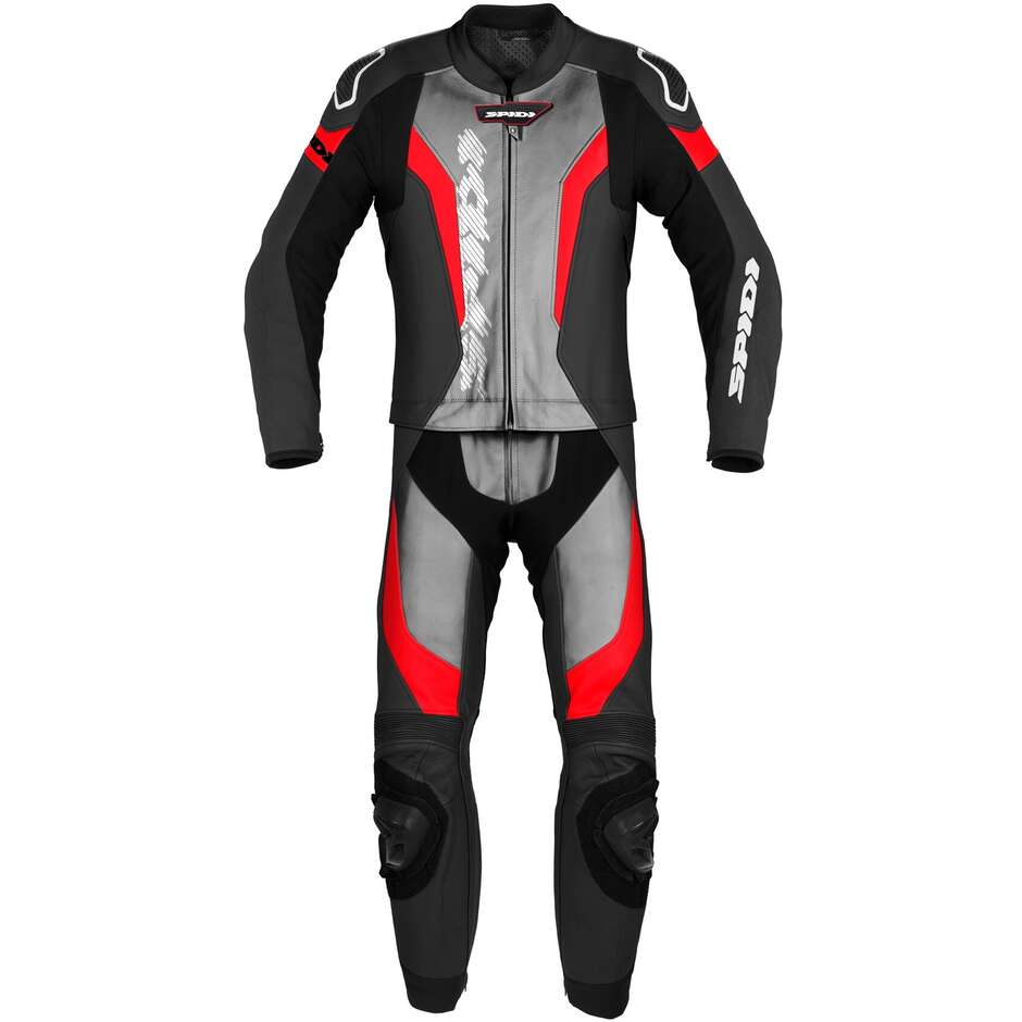 Spidi LASER TOURING Divisible Motorcycle Suit Red black