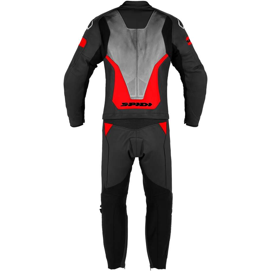 Spidi LASER TOURING Divisible Motorcycle Suit Red black