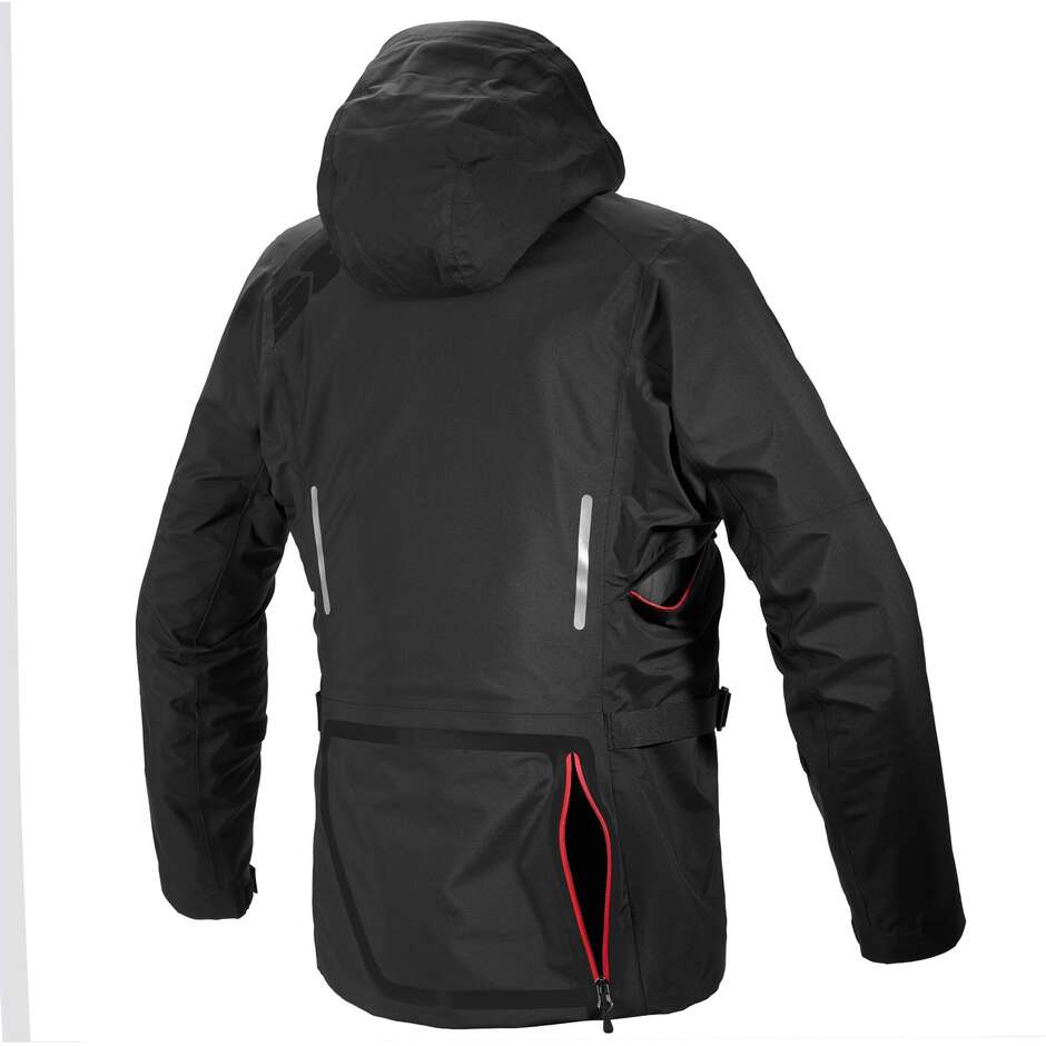 Spidi MISSION-T JACKE Schwarze Motorradjacke