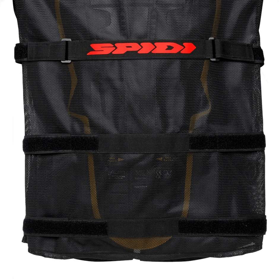 Spidi Motorcycle Jacket Perforated Fabric AIRTECH ARMOR Black