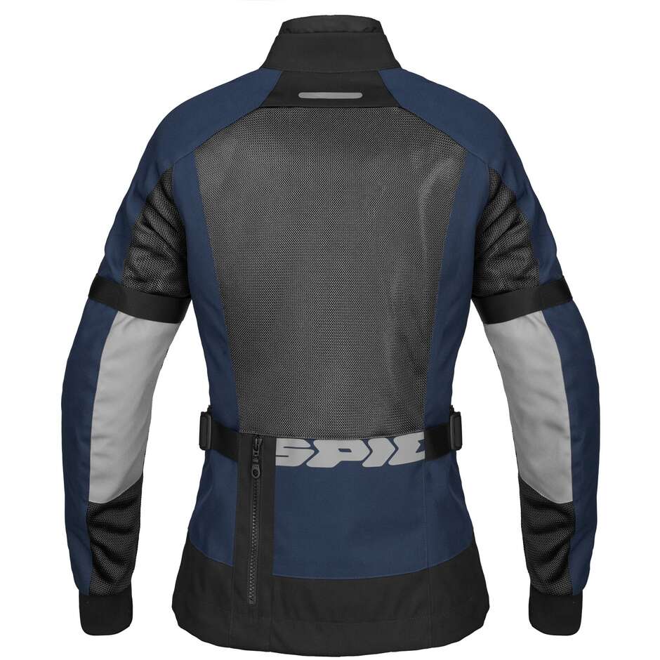 Spidi NET H2OUT LADY Women's Motorcycle Jacket Black Blue