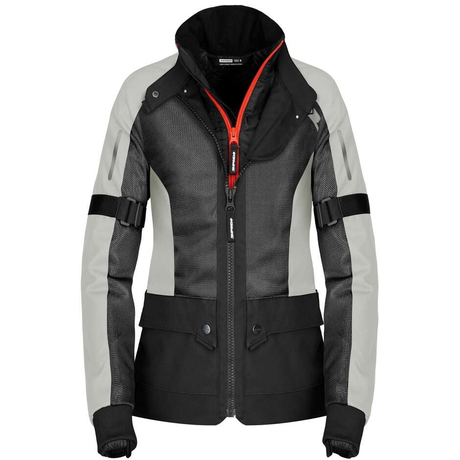 Spidi NET H2OUT LADY Women's Motorcycle Jacket Black Ice