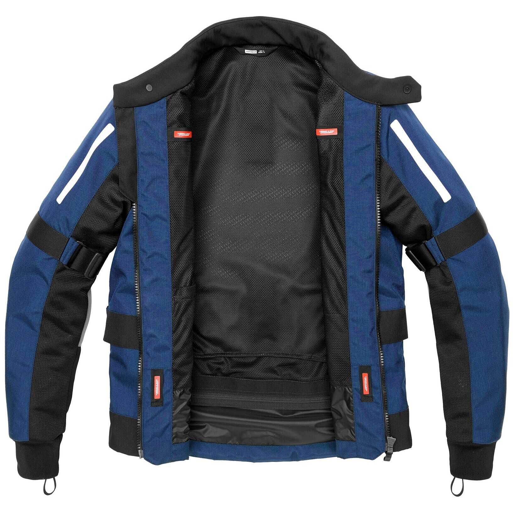 Spidi NET H2OUT Summer Motorcycle Jacket Black Blue For Sale Online 