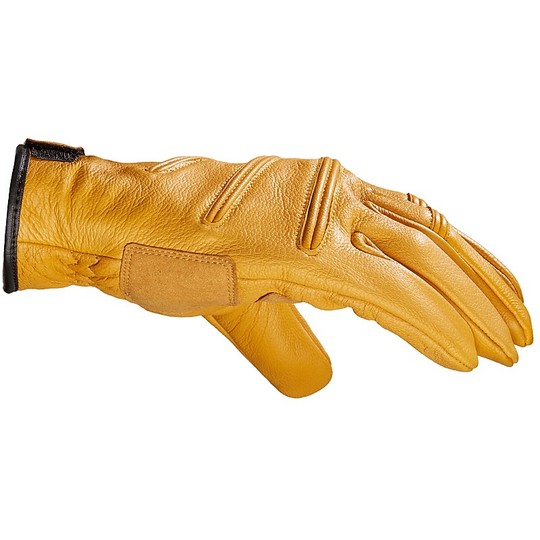 Spidi OLD GLORY Custom Leather Motorcycle Gloves Ocher