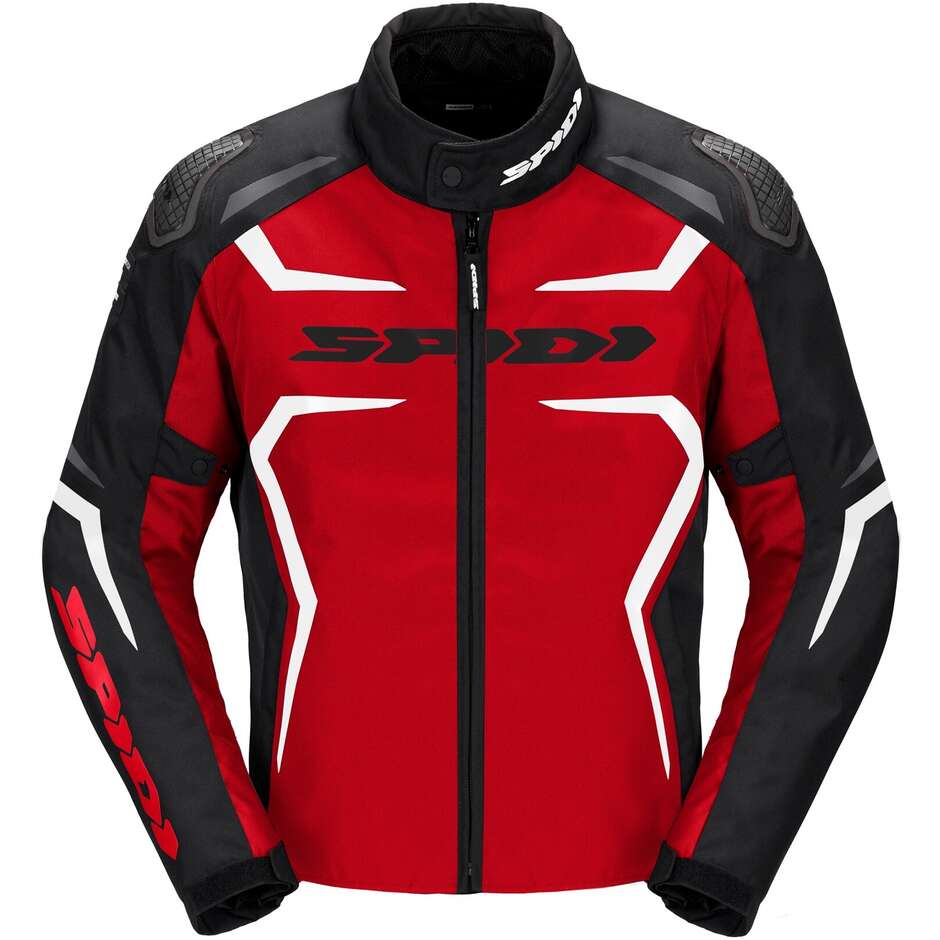 Spidi RACE-EVO H2OUT Motorcycle Jacket Black Red White