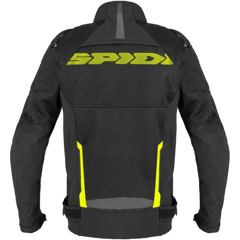Spidi RACE WARRIOR 2 NET Fabric Motorcycle Jacket Fluorescent Yellow