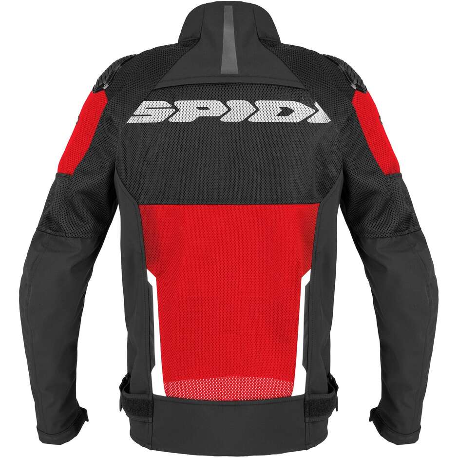 Spidi RACE WARRIOR 2 NET Red Fabric Motorcycle Jacket