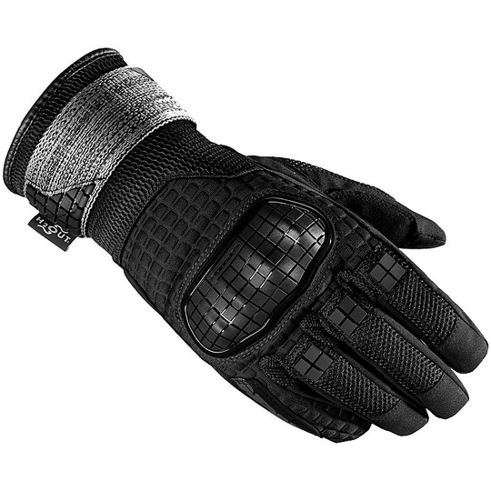 Spidi RAINWARRIOR Black Touring Fabric Motorcycle Gloves