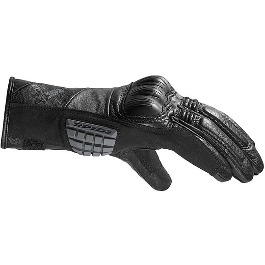 Spidi RANGER LT Touring Leather Motorcycle Gloves Black Gray