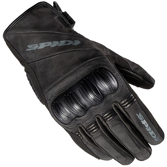 Spidi RANGER LT Touring Leather Motorcycle Gloves Black
