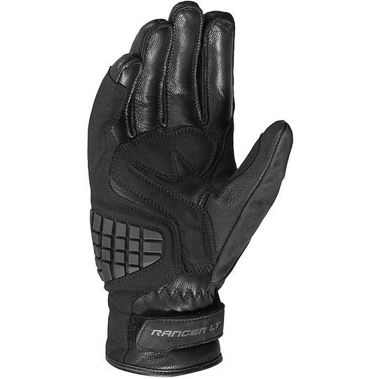 Spidi RANGER LT Touring Leather Motorcycle Gloves Black
