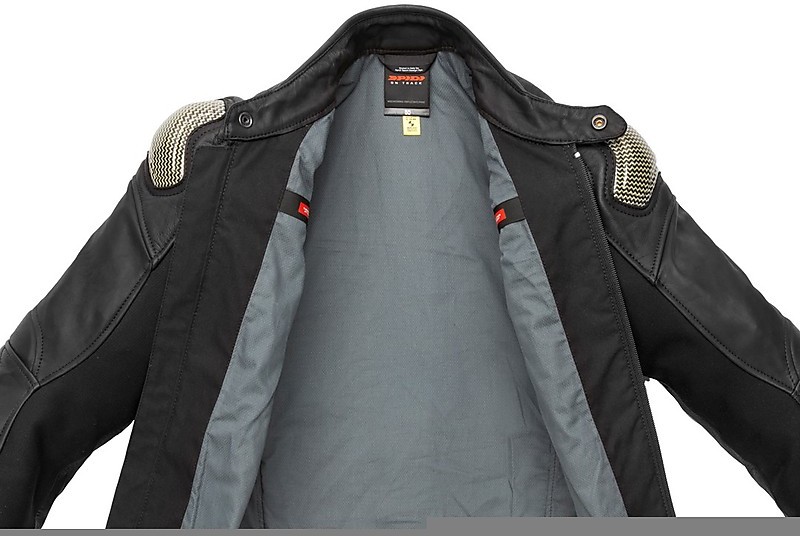 Spidi REBEL Racing Leather Motorcycle Jacket Black For Sale Online ...