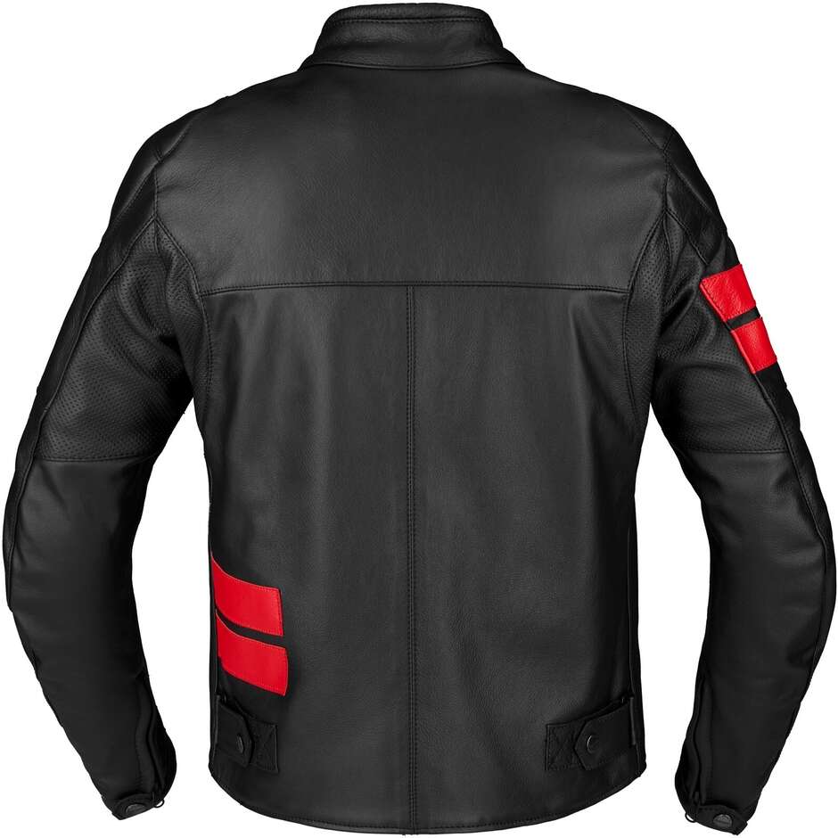 Spidi ROAR Red Leather Motorcycle Jacket