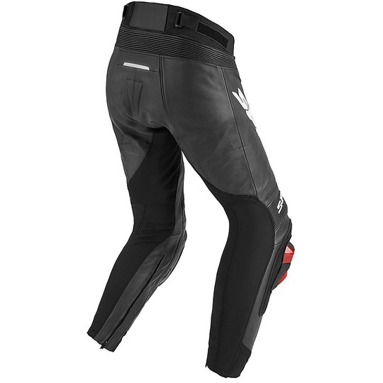 Spidi RR PRO 2 Racing Leather Motorcycle Pants Black Red