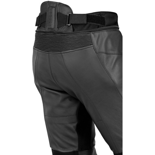 Spidi RR PRO Pants SHORT Pantalon de moto en cuir noir