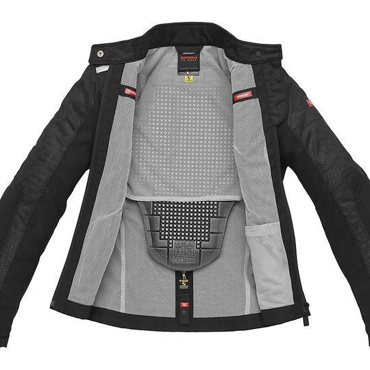 Spidi SOLAR NET Lady Black Perforated Motorcycle Jacket