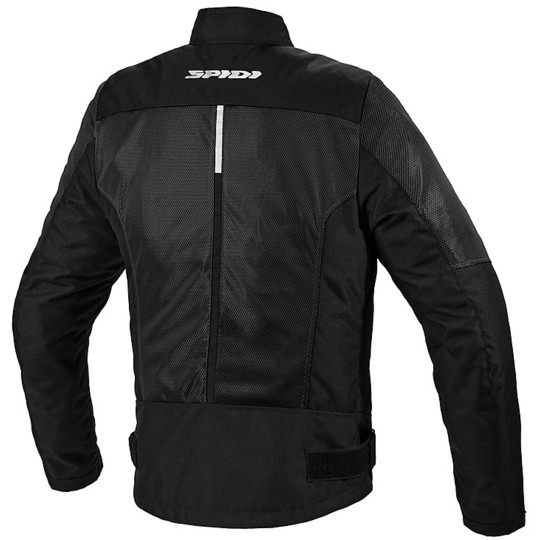 Spidi SOLAR NET Motorcycle Jacket Perforated Fabric Black