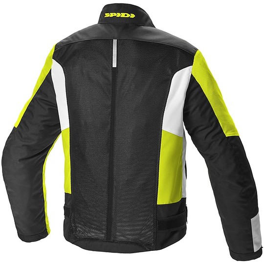 Spidi SOLARN NET SPORT CE Textile Motorcycle Jacket Black Yellow