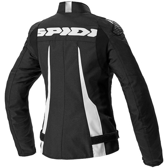 Spidi SPORT WARRIOR TEX Lady Black Motorcycle Jacket for Women